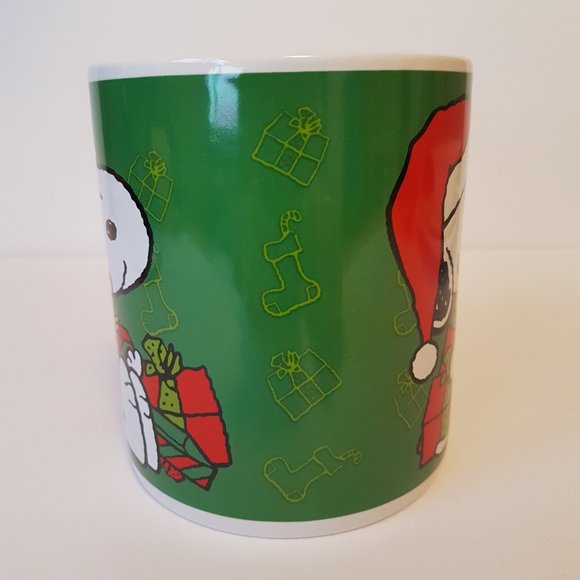 Oversize Peanuts Christmas Mug Snoopy Woodstock Jumbo Size 24 oz Mug Teacup - Picture 11 of 15